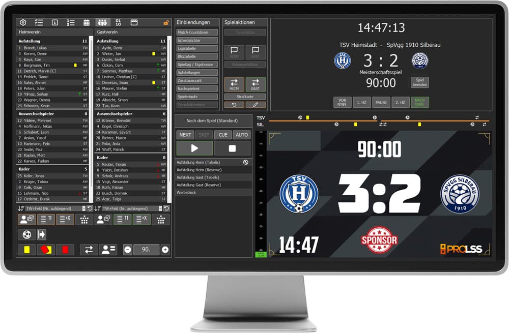 Screenshot Klares Bedienkonzept